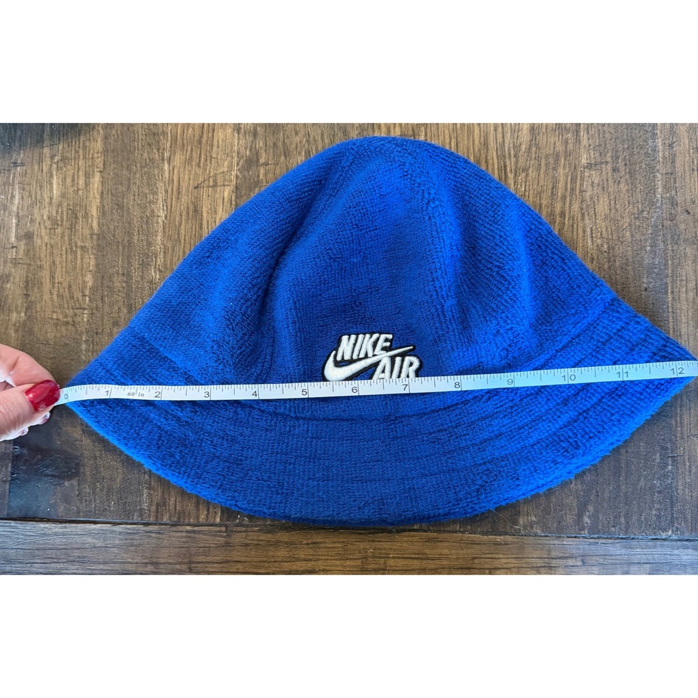 Nike LeBron James Royal‎ Blue Terry Cloth Bucket Hat Embroidered Logo One Size - Picture 2 of 6